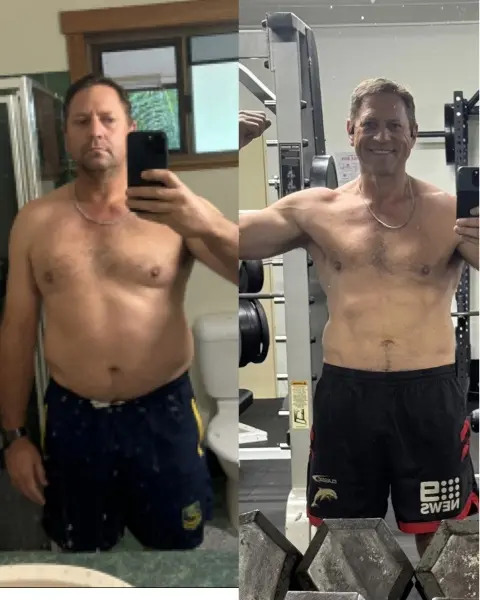 Tony Wren - 14kg weight loss transformation with Coach Ryan in Perth
